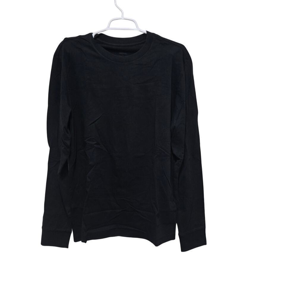 Allbirds Organic Cotton Long Sleeve Tee Mens Small Black NWT